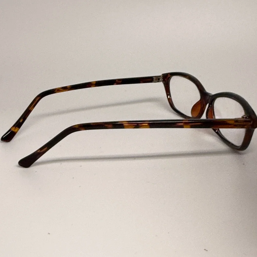 Tortoise Shell Cat Eye Eyeglass Frames Brown Rhinestone Accents‎ 4533 GZ9941/309